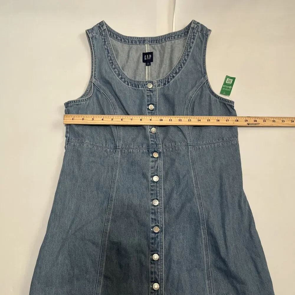 NWT Sz Large Gap Heritage Denim Mini Dress - Picture 7 of 7